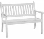 Blome - Bank Hohenzollern, 115 Cm, Wei&szlig; Kunststoff Wei&szlig;, 2-sitzig