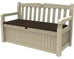 Harztruhe Garden Bench Beige - Keter