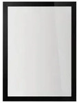 Certeo - Magnetrahmen Duraframe&reg; Sun Din A4 Polyethylen/pet/pvc-p Schwarz 2