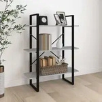 B&uuml;cherregal Grau Sonoma 80x30x105 Cm Holzwerkstoff Vidaxl
