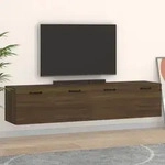 Vidaxl - Wandschr&auml;nke 2stk Braun Eichen-optik 60x36,5x35cm Holzwerkstoff