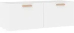 Wandschrank Wei&szlig; 100x36,5x35 Cm Holzwerkstoff Vidaxl