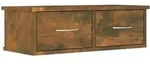 Wandschrank R&auml;uchereiche 60x26x18,5 Cm Holzwerkstoff Vidaxl