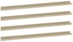 Wandregale 4 Stk. Sonoma-eiche 115x9x3 Cm Vidaxl