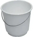 Lockweiler - Eimer 10 L Polyethylen Wei&szlig; Lebensmittelecht &Oslash; 290 Mm H&ouml;he 265 Mm