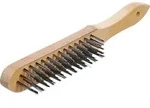 Handstielb&uuml;rste Stahldraht 5-reihig 300 Mm