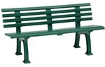 Gartenbank Sylt 3-sitzer L&auml;nge 1500 Mm, Gr&uuml;n