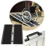 Trutzholm &reg; - Trutzholm Rollstuhlrampe Klappbar 213 Cm Traglast 272 Kg Alu Grau