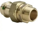 Sanpress Verschraubung 283377 18 Mm X R 3/4, Rotguss Oder Siliziumbronze,