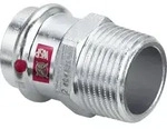 Viega - Prestabo &radic;&uacute;bergangsst&uuml;ck 704797 22 Mm X R 1, Stahl Unlegiert, Sc-contur,