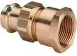 Viega - Sanpress Verschraubung 131937 15 Mm X Rp 1/2, Rotguss Oder Siliziumbronze,