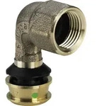 Viega - Bogen Mit Sc Raxofix 5314.11 In 20mm X R1/2 Rotguss, 646110