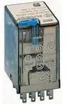 Relais F 55.34, 24 V-, 4xum, 7 A - Finder