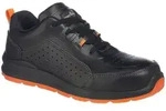 Portwest Compositelite Perforated Safety Trainer S1p - 36 - Noir/orange - Portwest