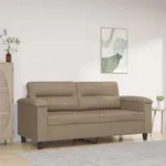 2-sitzer-sofa Cappuccino-braun 140 Cm Kunstleder - Vidaxl