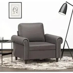Sessel Grau 60 Cm Kunstleder Vidaxl
