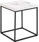 Barossa Couchtisch 40cm Marmor Dekor Wei&szlig;.