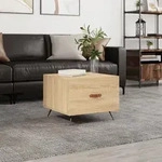 Couchtisch Sonoma-eiche 50x50x40 Cm Holzwerkstoff Vidaxl