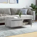 Couchtisch Grau Sonoma 90x60x35 Cm Holzwerkstoff Vidaxl