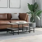 Couchtisch Grau Sonoma 100x50,5x40 Cm Holzwerkstoff Vidaxl