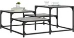 Couchtisch Grau Sonoma 87,5x87,5x40 Cm Holzwerkstoff Vidaxl
