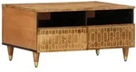 Couchtisch 80x54x40 Cm Massivholz Mango - Vidaxl