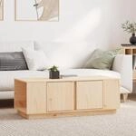 Couchtisch 110x50x40 Cm Massivholz Kiefer - Vidaxl