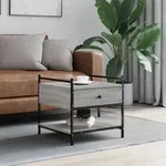 Couchtisch Grau Sonoma 50x50x50 Cm Holzwerkstoff Vidaxl