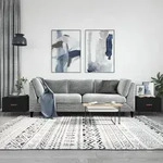 Couchtische 2 Stk. Schwarz 50x50x40 Cm Holzwerkstoff Vidaxl
