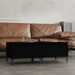 Vidaxl - Beistelltische 2 Stk. Schwarz 50x46x35 Cm Holzwerkstoff