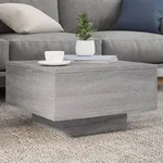 Couchtisch Grau Sonoma 55x55x31 Cm Holzwerkstoff Vidaxl