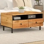Couchtisch 80x54x40 Cm Massivholz Akazie - Vidaxl