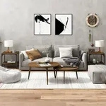 Vidaxl - Beistelltische 2 Stk. Braun Eiche 40x40x40 Cm Holzwerkstoff