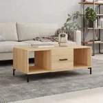 Couchtisch Sonoma-eiche 102x50x40 Cm Holzwerkstoff Vidaxl
