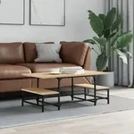 Couchtisch Sonoma-eiche 100x50,5x40 Cm Holzwerkstoff Vidaxl