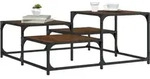 Vidaxl Coffee Table Brown Oak 87,5x87,5x40 Cm Engineered Wood