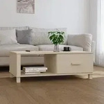 Sideboard Hamar Honigbraun 100x55x35 Cm Massivholz Kiefer - Vidaxl