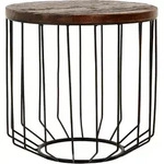 Womo-design Massivholz Couchtisch Rund &Oslash; 50x50 Cm, Natur, Unikat,...