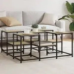 Vidaxl - Couchtisch Sonoma-eiche 91x91x40 Cm Holzwerkstoff