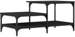 Couchtisch Schwarz 100x50,5x45 Cm Holzwerkstoff Vidaxl