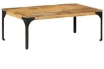 Couchtisch 100x55x35 Cm Massivholz Mango - Vidaxl