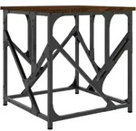 Couchtisch Braun Eichen-optik 45x45x47,5 Cm Holzwerkstoff Vidaxl