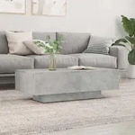 Vidaxl - Couchtisch Betongrau 100x49,5x31 Cm Holzwerkstoff