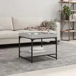 Couchtisch Grau Sonoma 49,5x49,5x45 Cm Holzwerkstoff Vidaxl