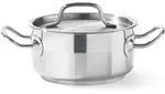 Hendi - Kochtopf, Niedrig - Mit Deckel, Profi Line, 12l, ⌀320x(h)150mm