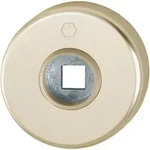 Hoppe - Dr&uuml;ckerrosetten-paar 42kv Aluminium F2 Schildst&auml;rke 9 Mm Rund Rund