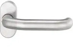 Edi - Profilt&uuml;rdr&uuml;ckerlochteil 1800/2033 Edelstahl Est Oval 8 Mm Gekr&ouml;pft