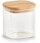 Quadratisches Glasgef&auml;&szlig; Mit Luftdichtem Deckel, 640 Ml