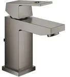 Grohe Waschtisch-einhebelmischer Eurocube 1/2", S, M Abl.garn, Hd Graph. Geb&uuml;rstet