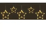 Metall Stern Lichtervorhang Warm Wei&szlig; - 120 Cm / 45 Led - Weihnachten Fenster...